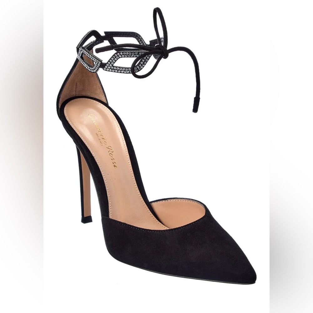 BNIB Gianvito Rossi Freya Rhinestone Pump